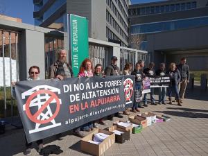 Plataforma di No a la torres de alta tensión.