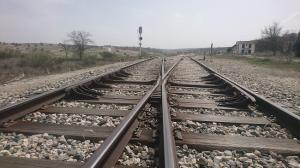 Vías de tren en la provincia de Granada. 