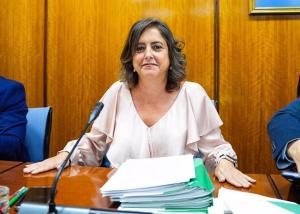 Catalina García, en una imagen de archico en el Parlamento. 