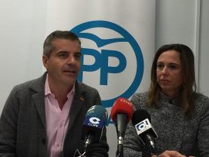 César Díaz y Rocío Díaz, este martes en rueda de prensa.