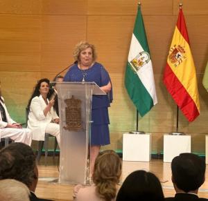 Fátima Gómez, durante su intervención.