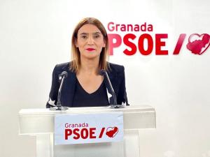 Olga Manzano, este jueves en rueda de prensa.