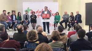 Presentación de la candidatura en Guadix.