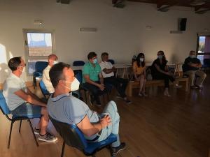 Reunión sobre el abastecimiento de agua desde el río Castril.