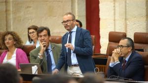 Mariano García, en una imagen de archivo en el Parlamento andaluz.