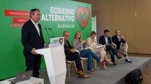 Juan Espadas durante el foro celebrado en Granada. 