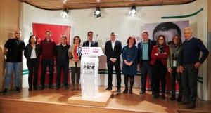 Candidatos y candidatas del PSOE de Granada.