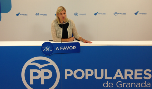 La diputada provincial del PP Inmaculada Hernández.