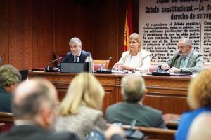 Inmaculada Hernández en una imagen en el Senado.