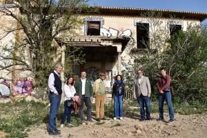 Representantes de Granada Unida en la Casería de los Cipreses.