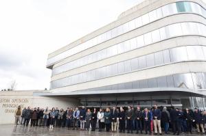 Minuto de silencio en la Diputación de Granada. 