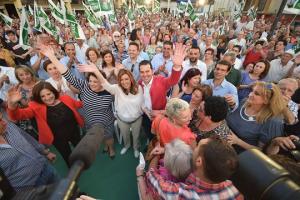 Susana Díaz, en Maracena