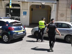 Imagen de archivo de un control de la Policía Local.