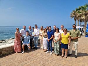 Visita de los representantes del PP a la zona de Castillo de Baños.