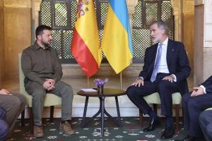 El Rey con Zelenski en su reunión en Granada. 