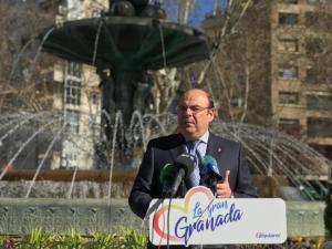 Sebastián Pérez, este lunes en la rueda de prensa.