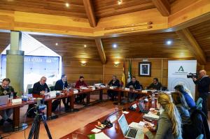 Sanz se ha reunido en Sierra Nevada con los delegados de la Junta en las provincias.