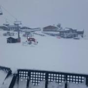 La nieve ha dejado hasta medio metro de nieve en Borreguiles.